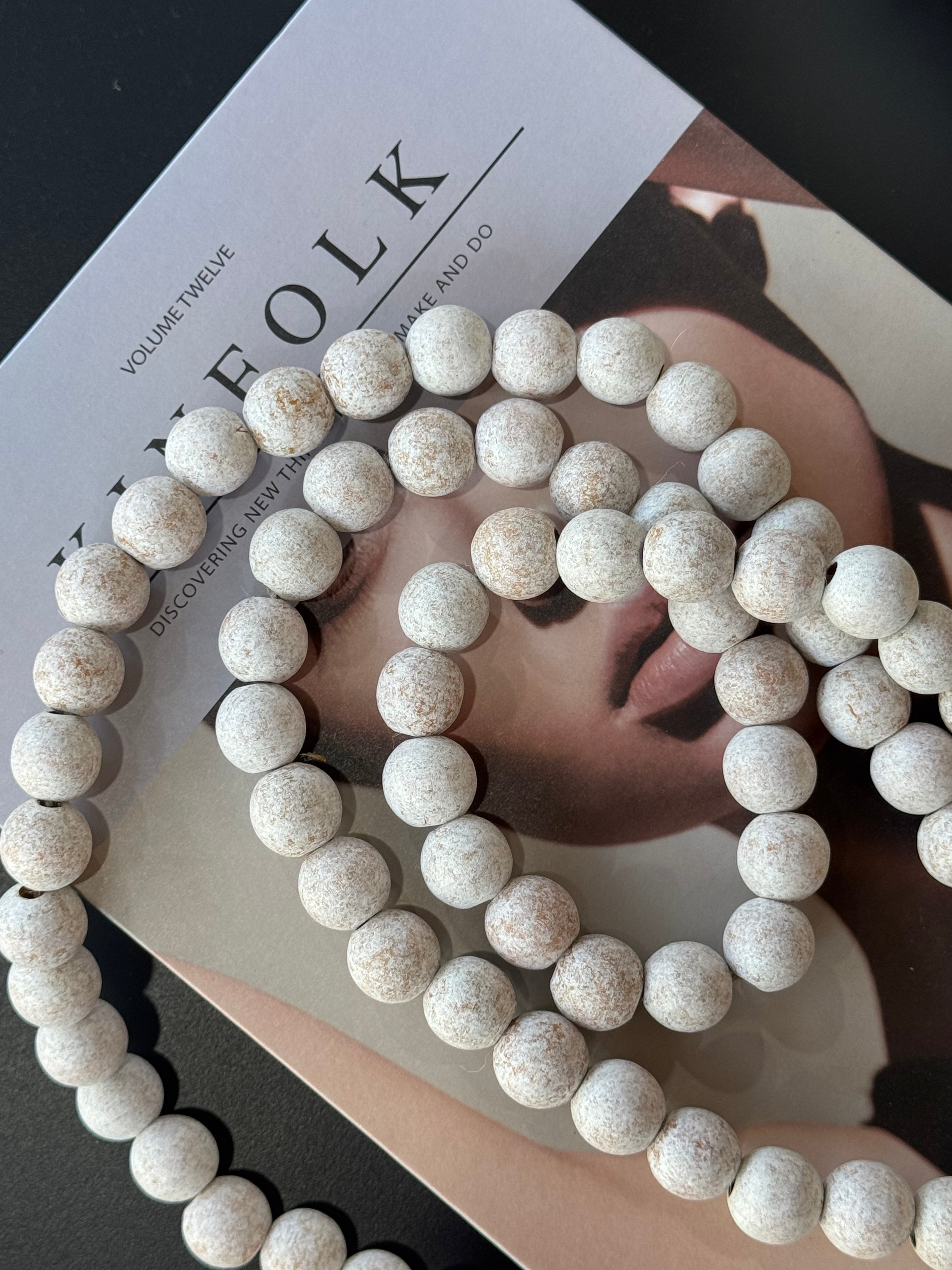 Borla Blanca Envejecida