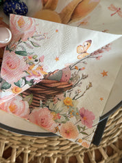 Servilleta Papel Conejito Rosado