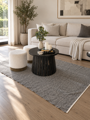 Alfombra Algodón Gris