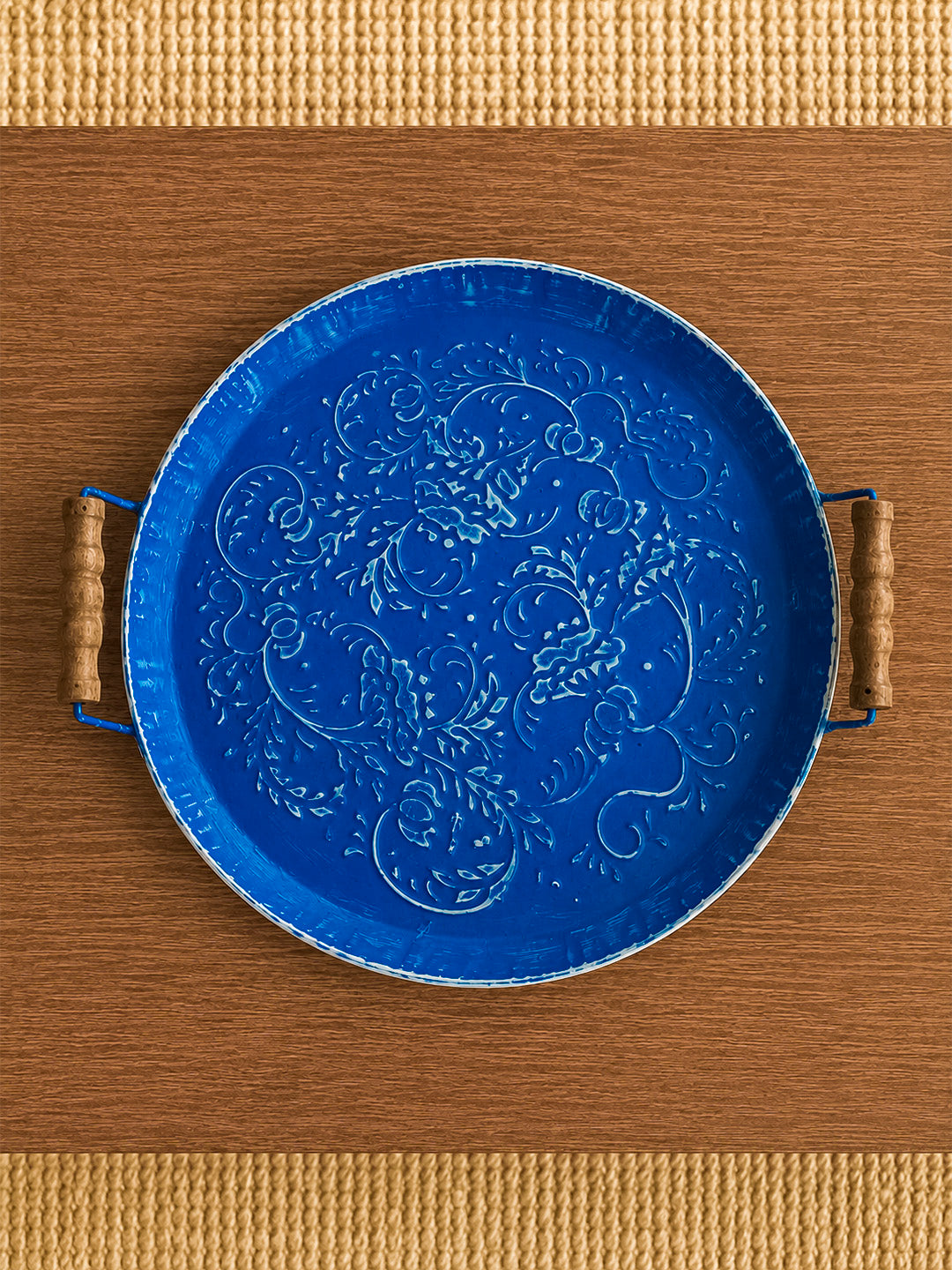 Bandeja Mandala Azul