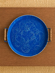 Bandeja Mandala Azul