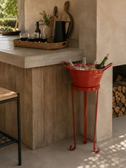 Hielera Pedestal Metal