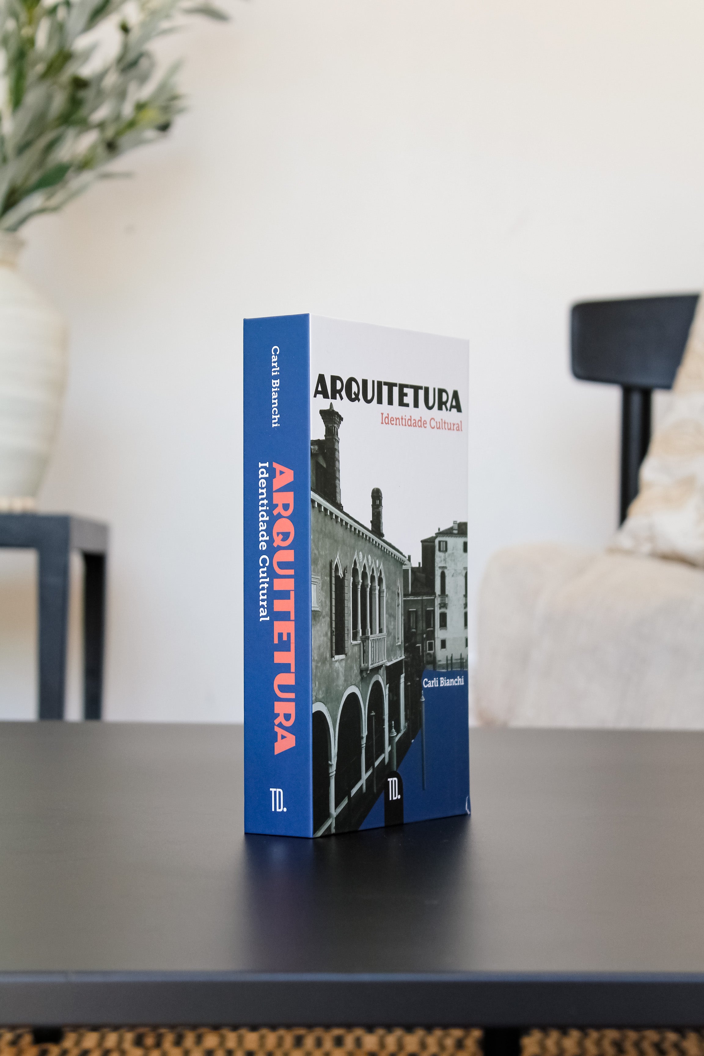 Caja Libro "Arquitetura" Azul