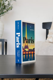 Caja Libro "Paris" Azul