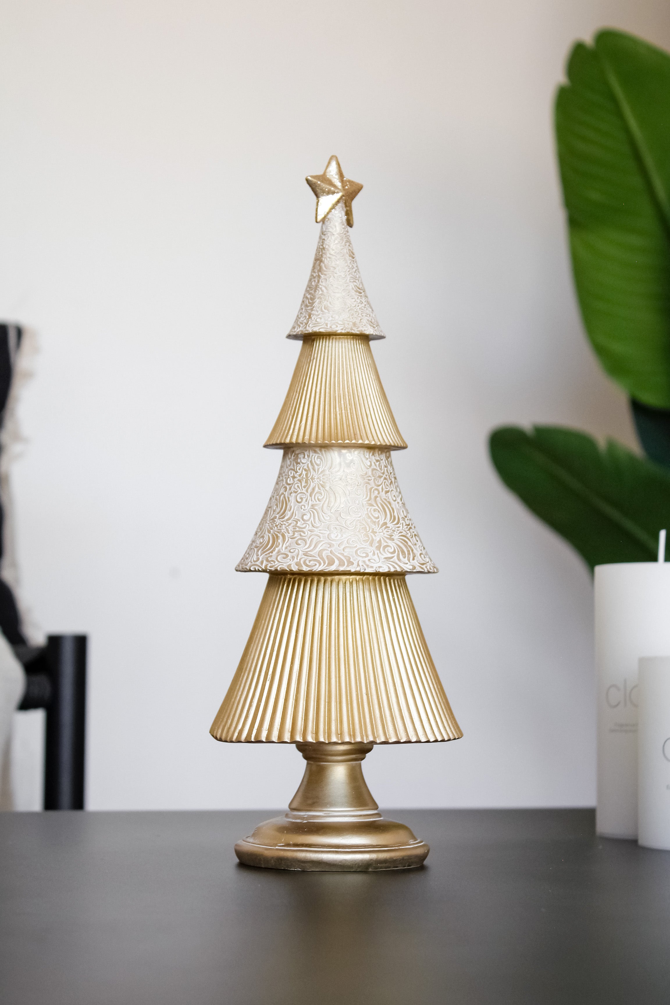 Pino Navidad Dorado Ornamental