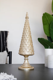 Pino Navidad Dorado Poli