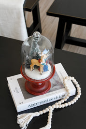 Cúpula Led Navideña Base Roja