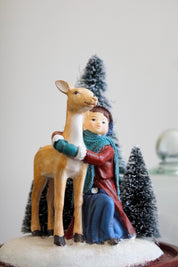 Cúpula Led Navideña Base Roja