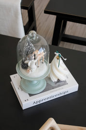 Cúpula Led Navideña Base Celeste