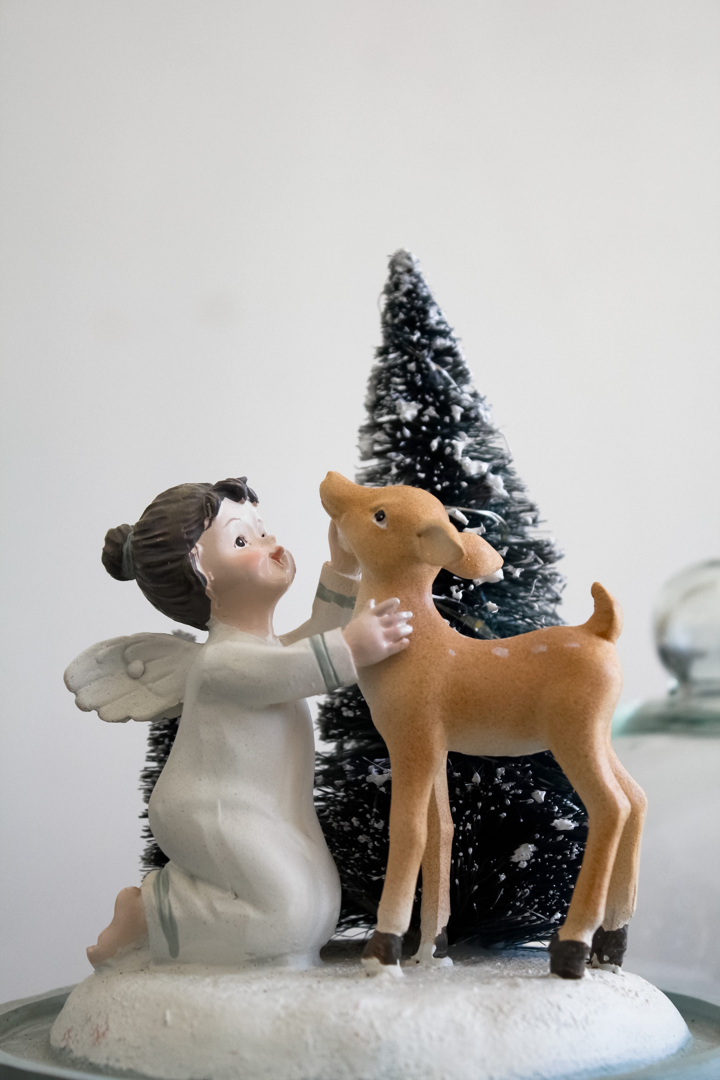 Cúpula Led Navideña Base Celeste