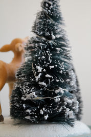 Cúpula Led Navideña Base Celeste