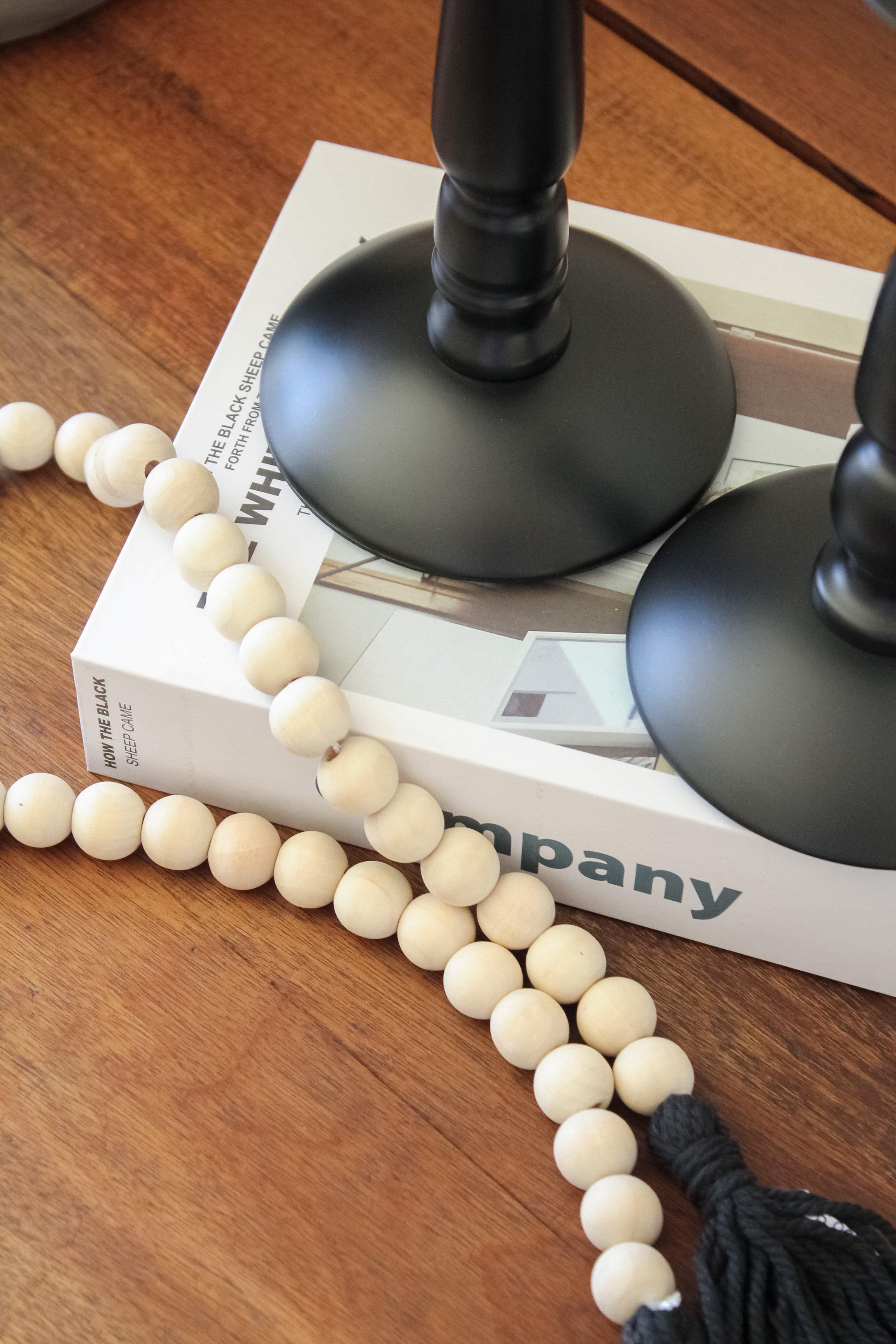 Portavela Metal Negro