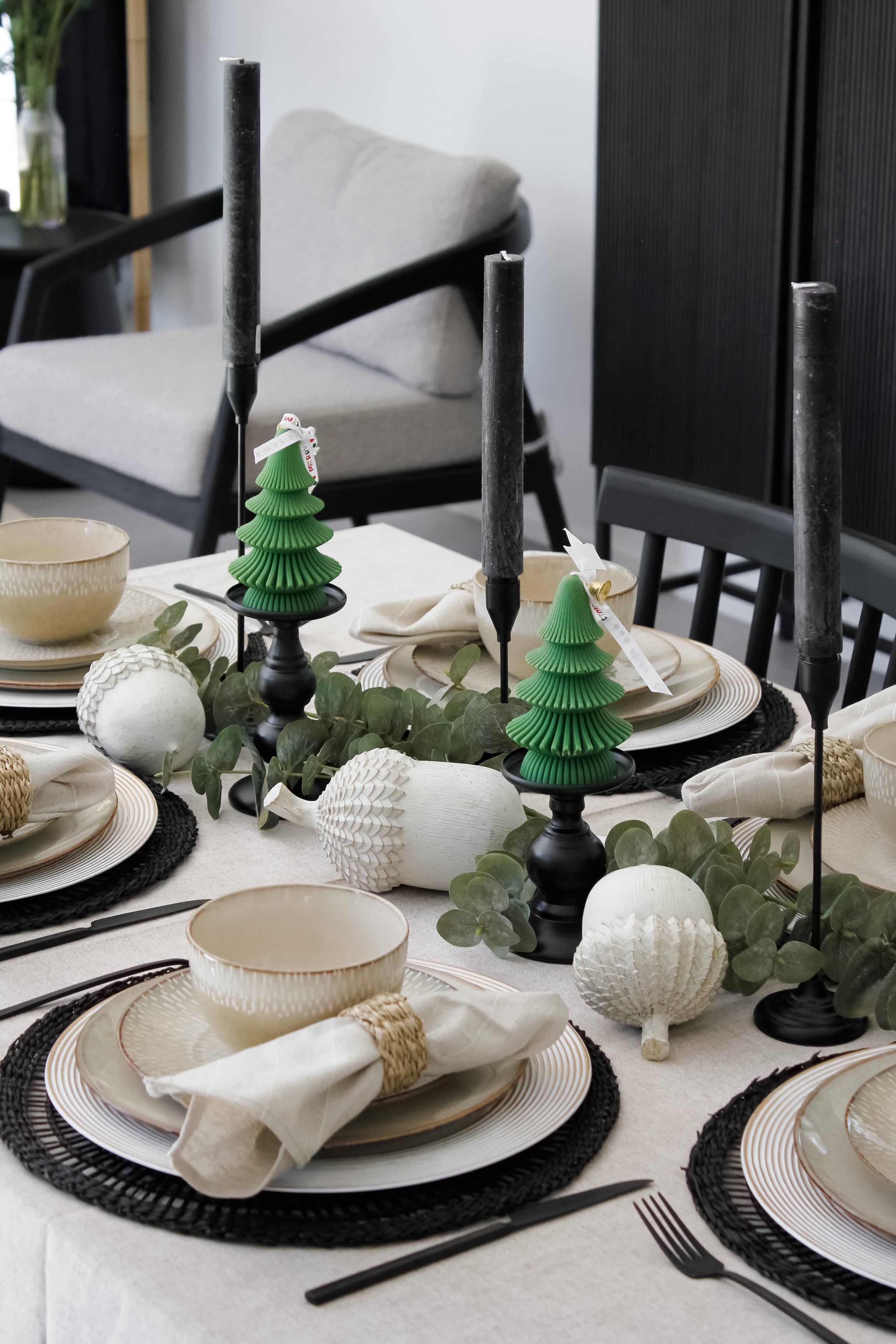 Vela Pino Verde Rayitas