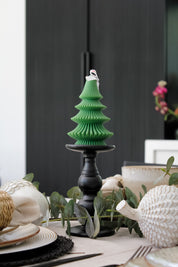 Vela Pino Verde Rayitas