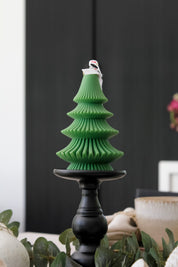 Vela Pino Verde Rayitas