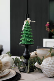 Vela Pino Verde Hojas Finas