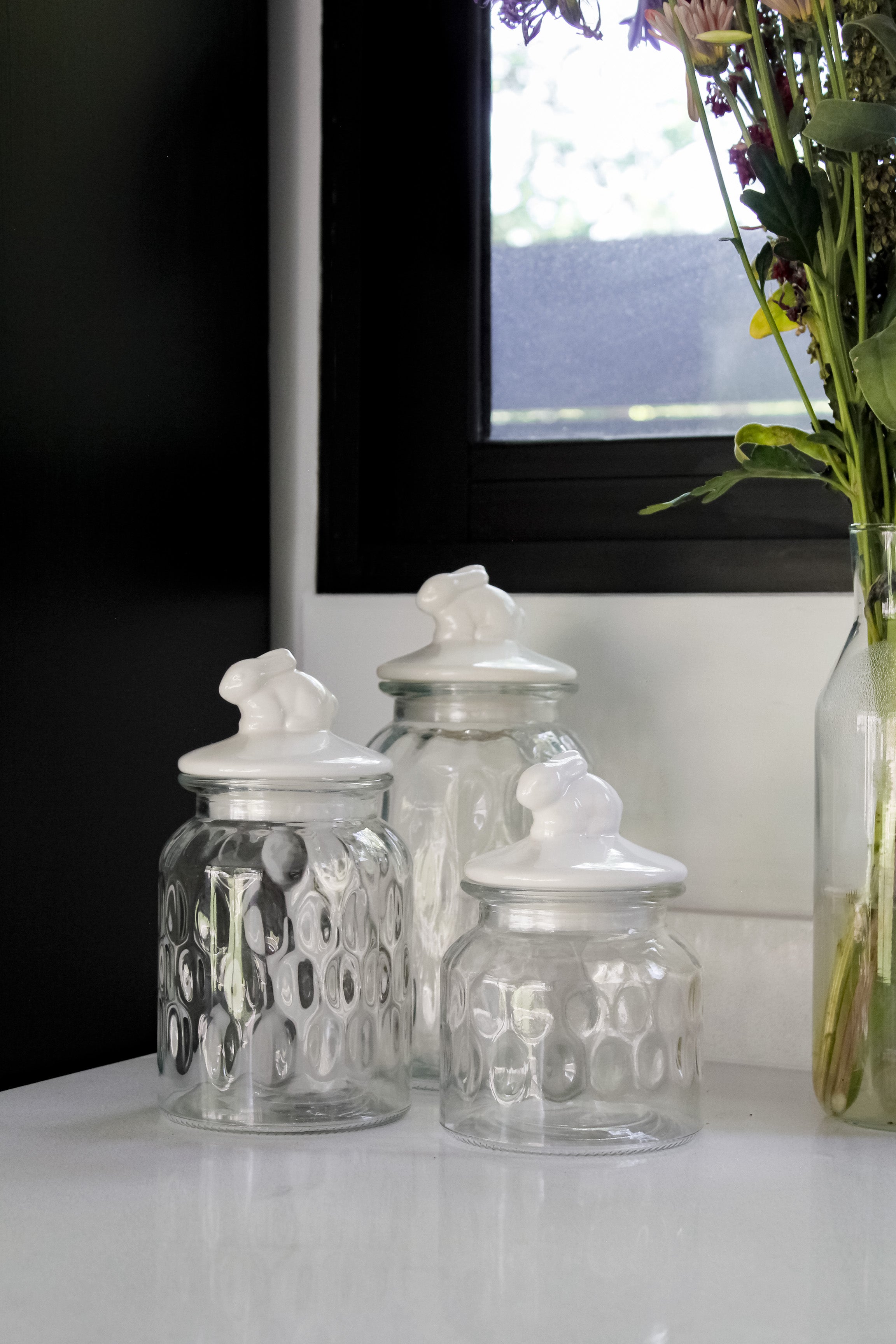 Frasco Vidrio Tapa Conejo