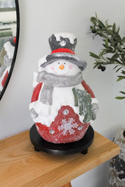 Muñeco de Nieve Colores Led