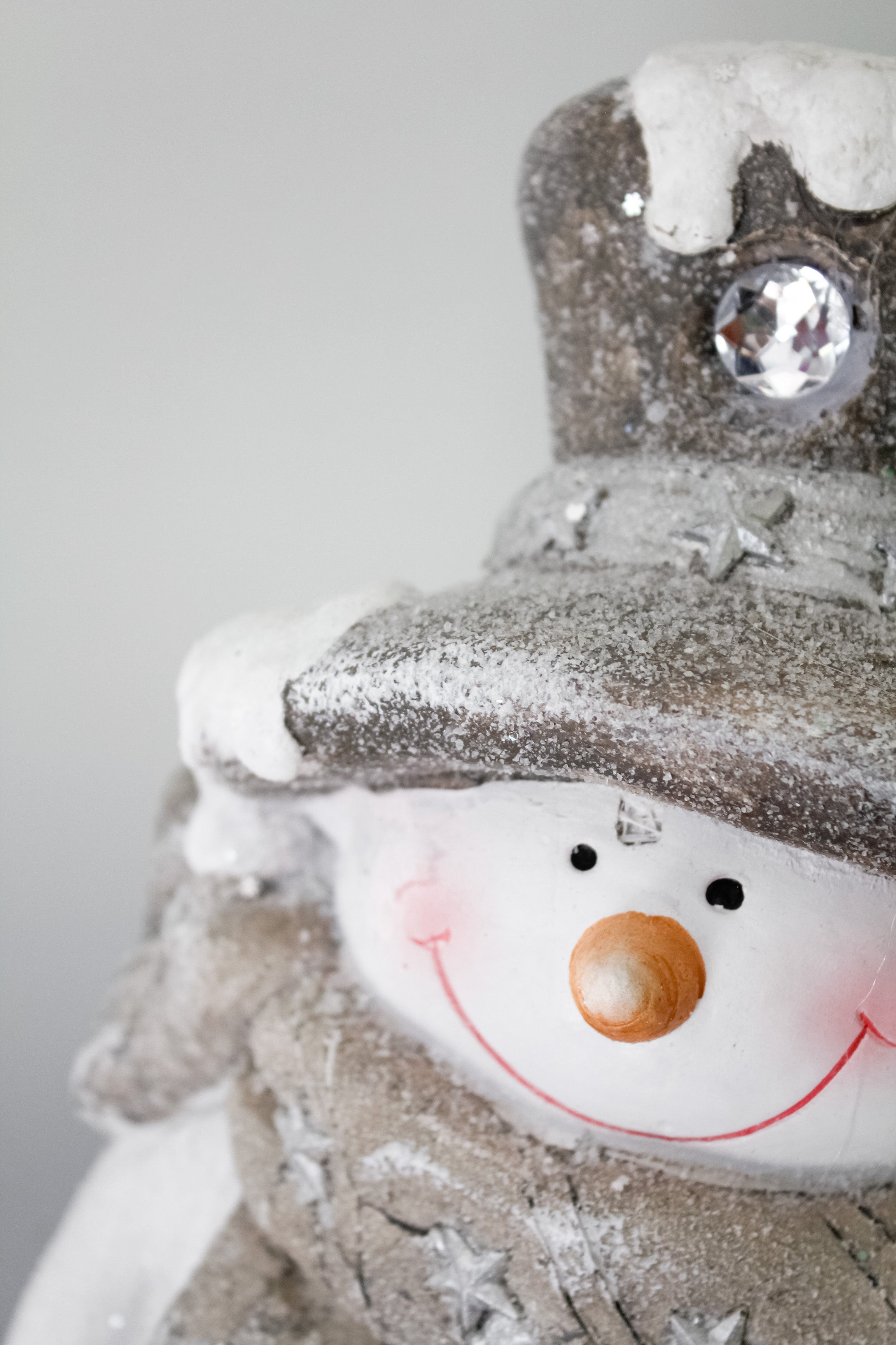 Muñeco de Nieve Crema Led