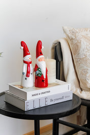 Figura Led con Gorro Navideño