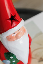 Figura Led con Gorro Navideño