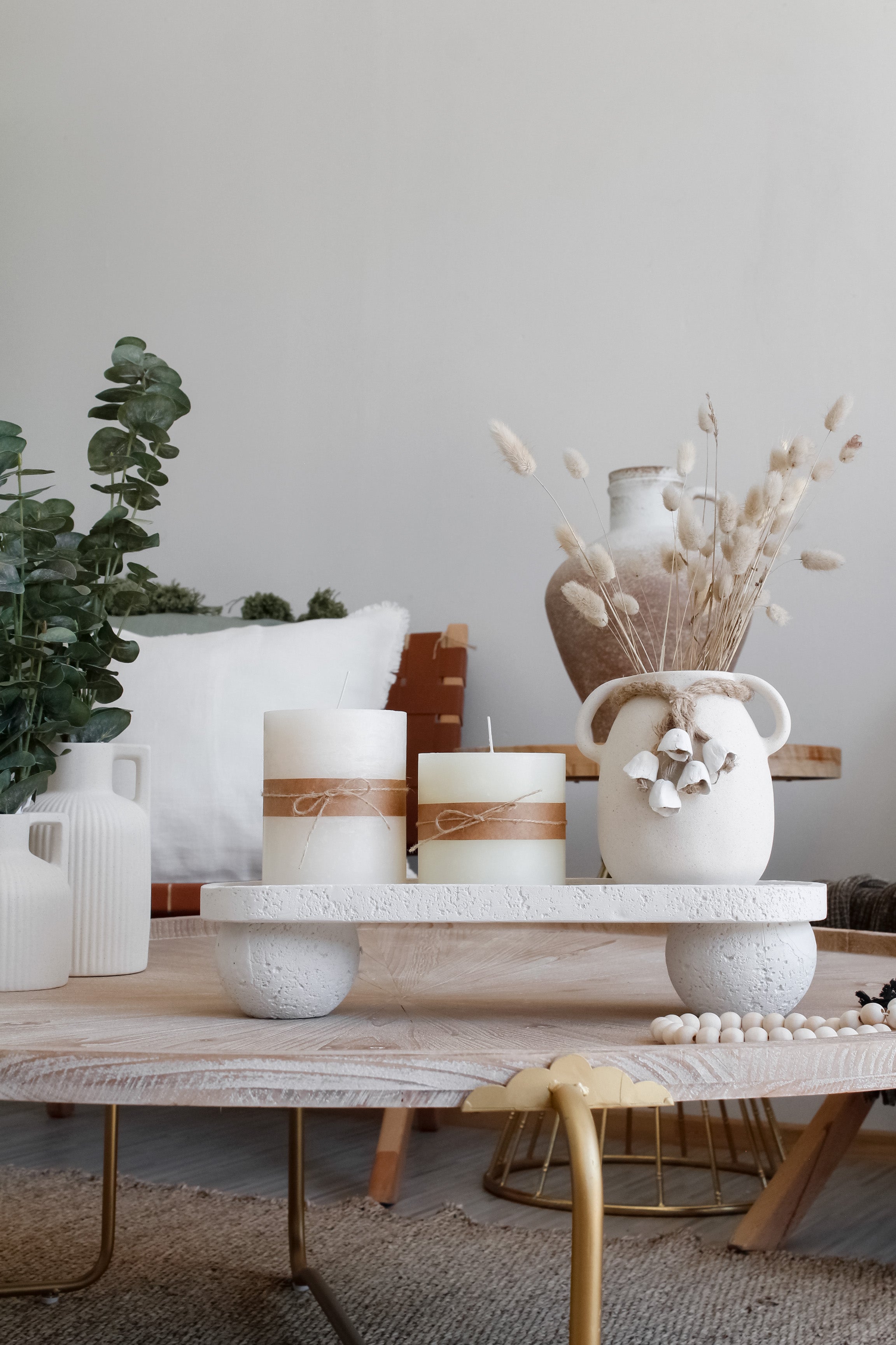 Bandeja Piedra 2 Círculos Grande