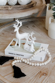 Ciervo Blanco Jaspeado Chico