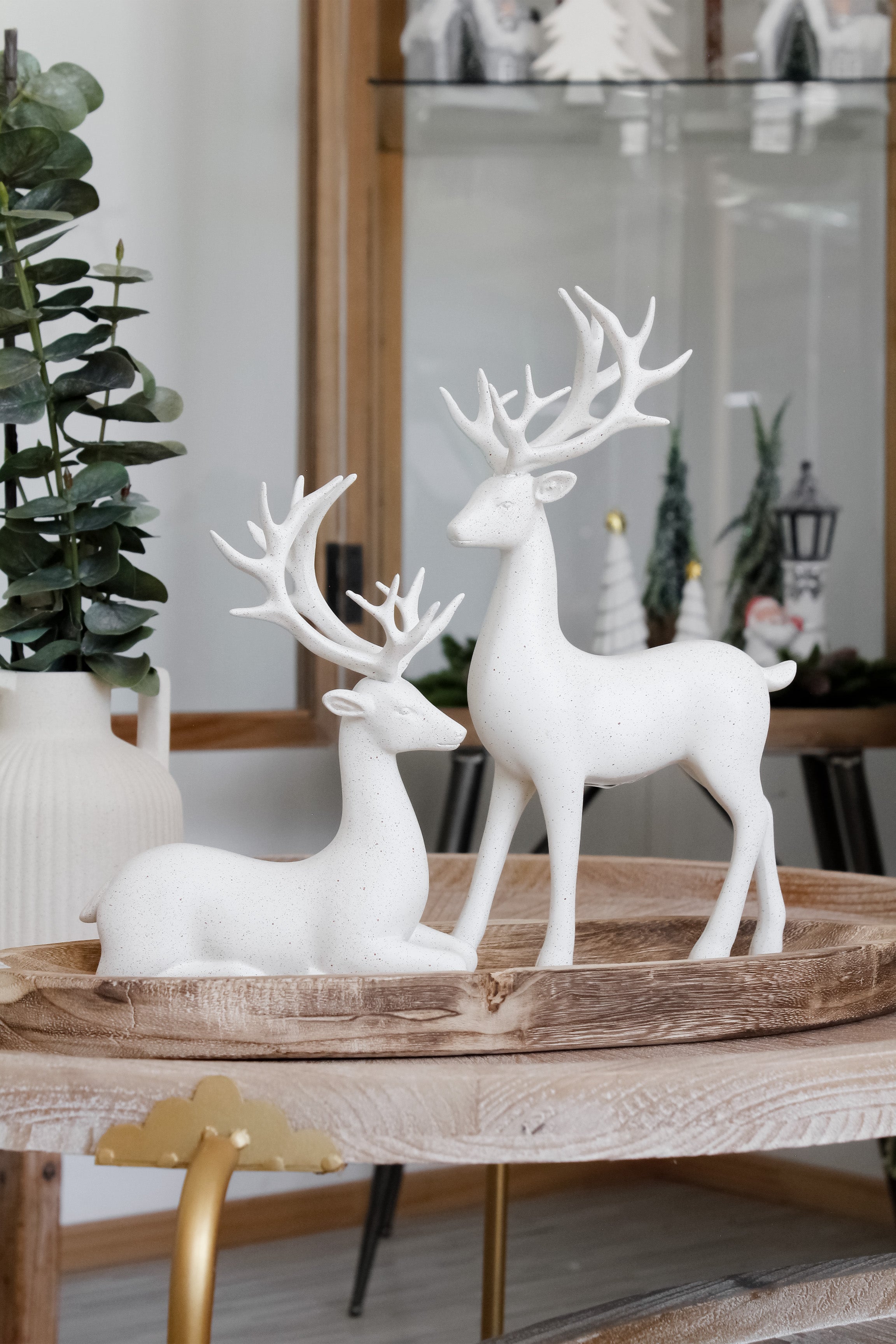 Ciervo Blanco Jaspeado Grande