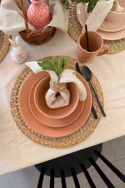 Set Vajilla July Caramelo