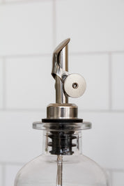 Aceitera Vidrio Cilíndrica