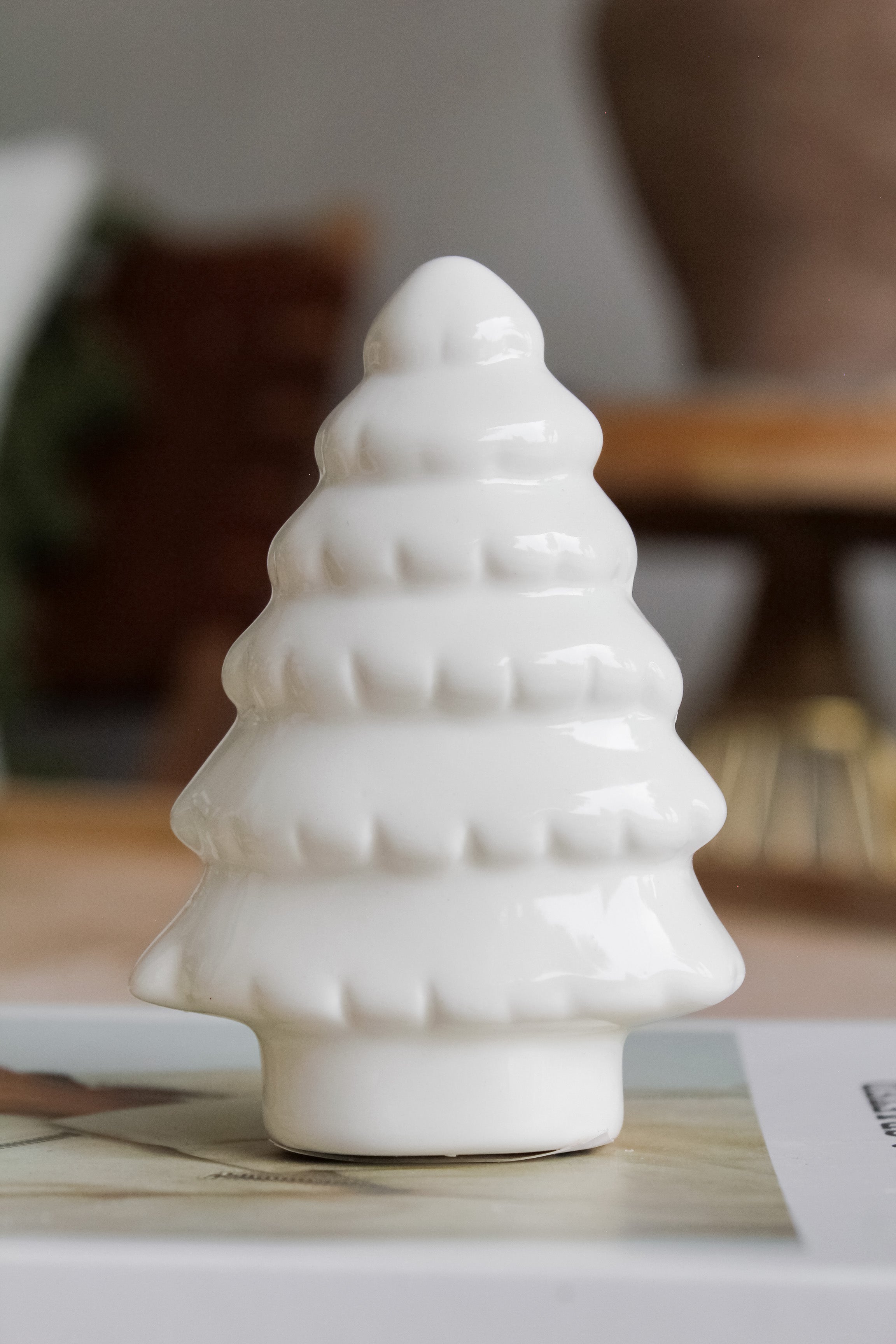 Mini Pino Navidad Cerámica Relieve