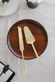 Set Cubiertos Torta Martillados