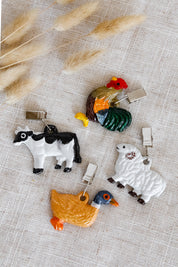 Set Pesos Mantel Animales (x4)