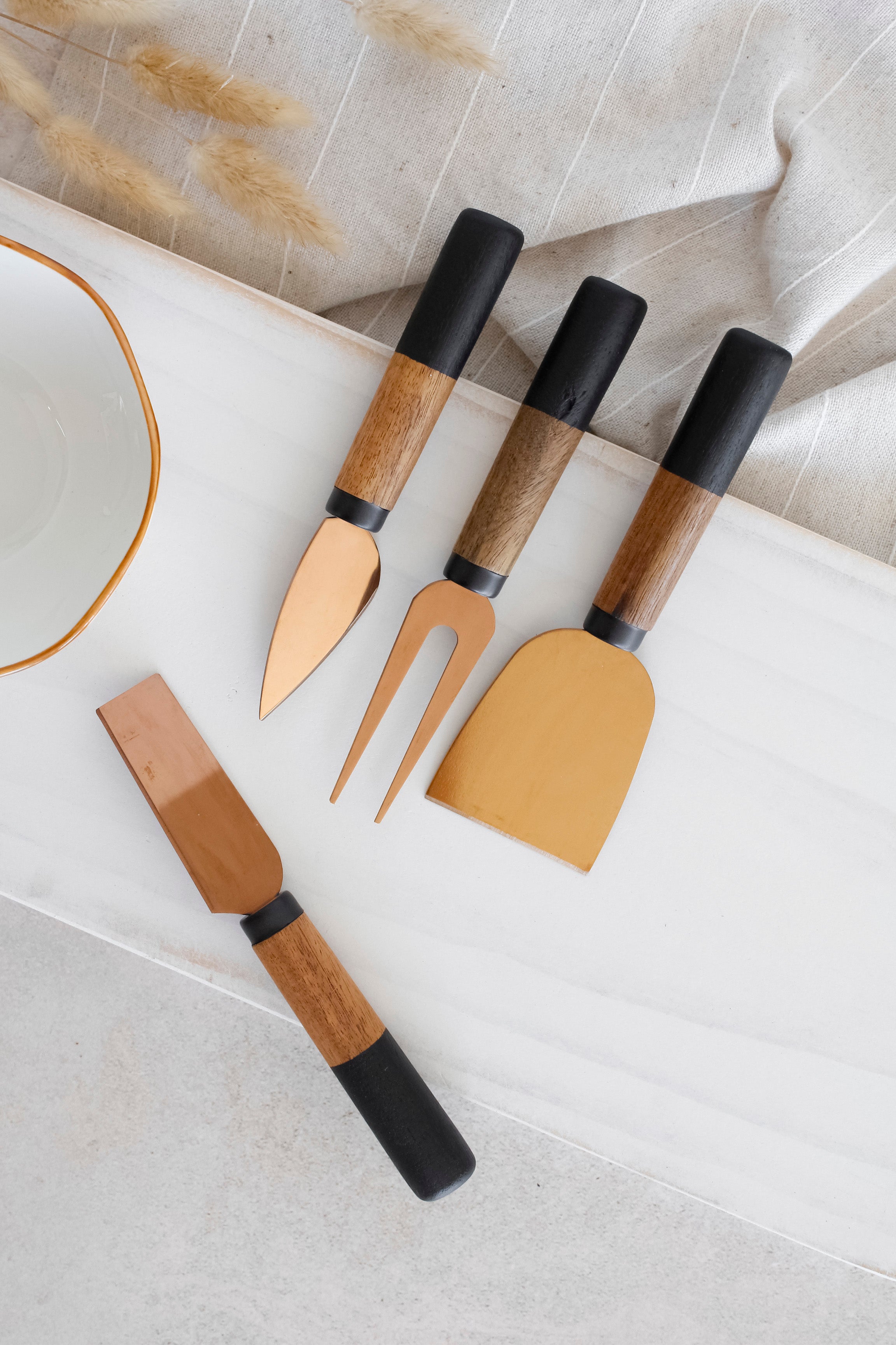 Set Cubiertos Aperitivo Mango Duo (x4)