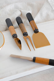 Set Cubiertos Aperitivo Mango Duo (x4)