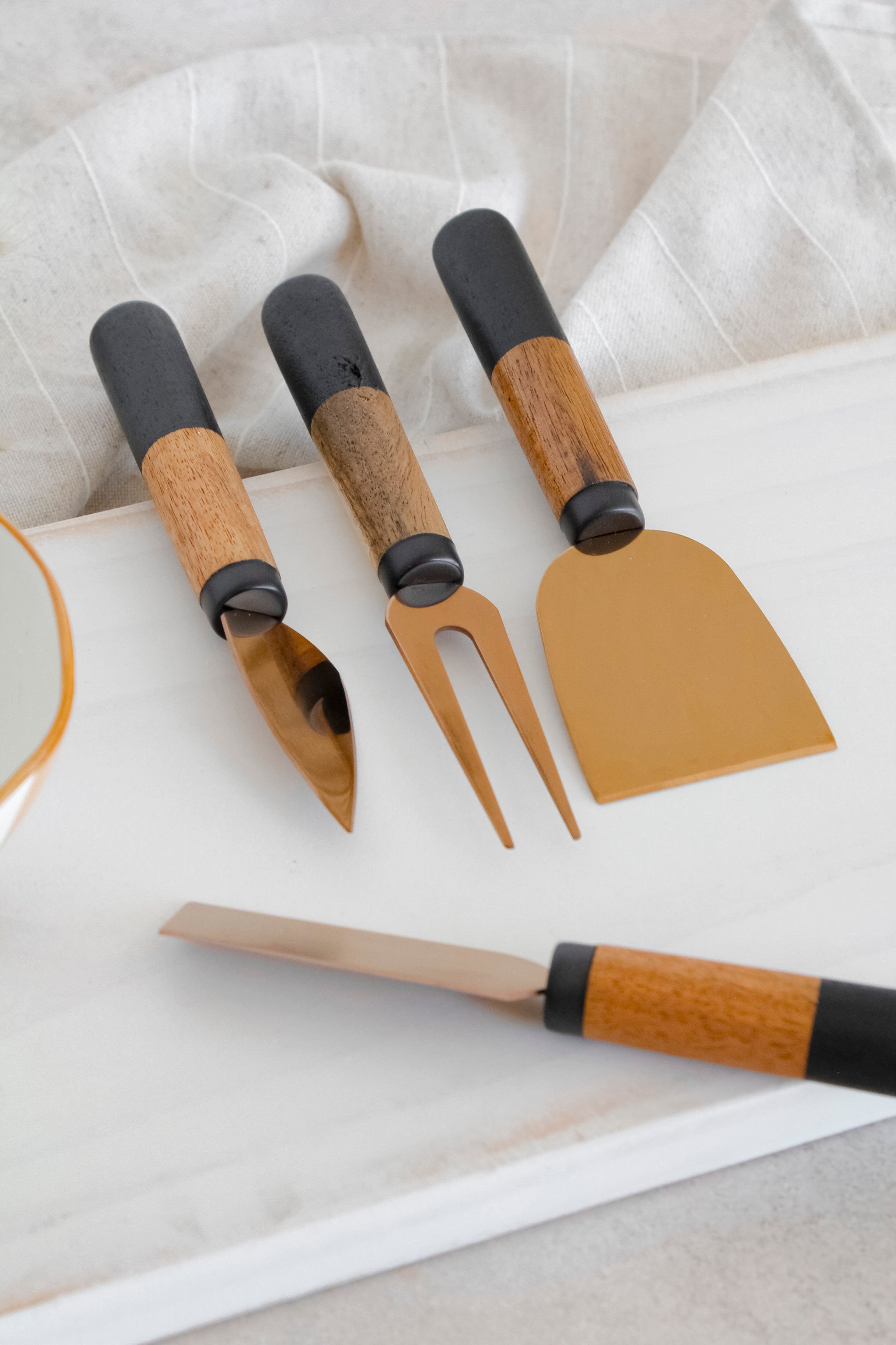 Set Cubiertos Aperitivo Mango Duo (x4)