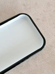 Bandeja Rectangular Latón Enlozado