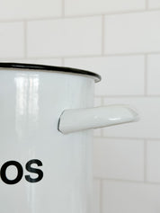 Contenedor Utensilios Latón Enlozado