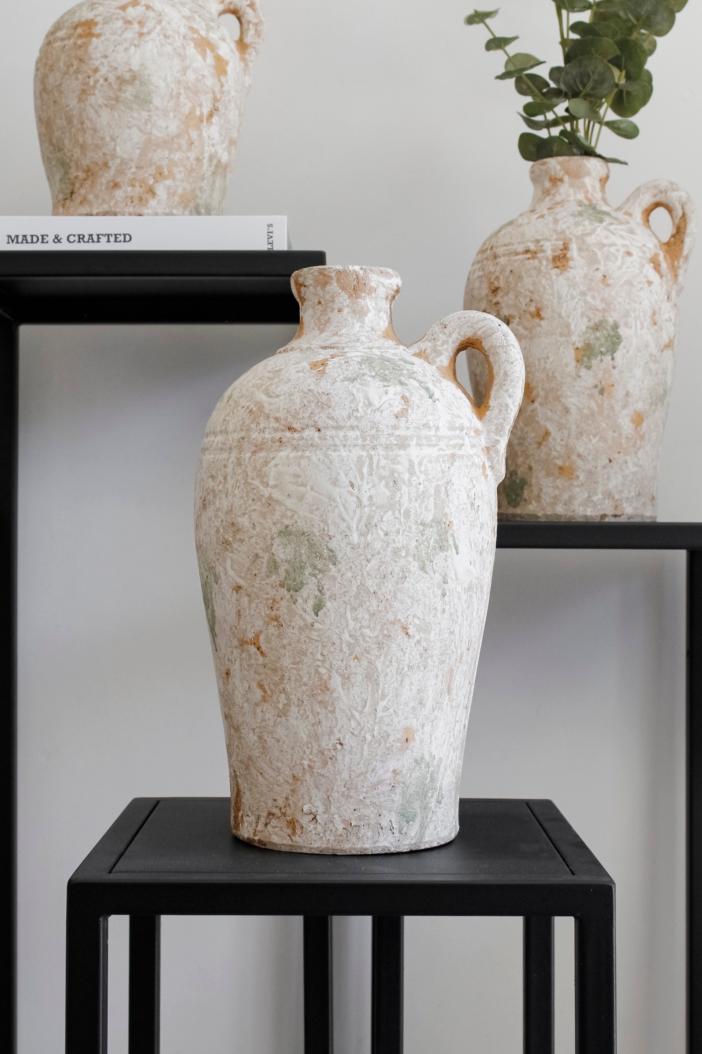 Jarrón Craquelado 1 Asa