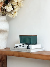 Vela Vidrio Rectangular