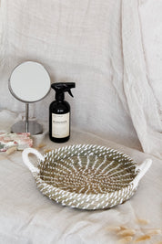 Canasto Bandeja Fibra Blanco