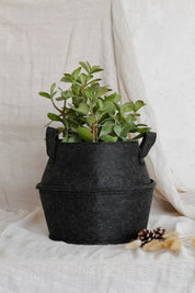 Canasto Fieltro Grafito