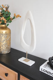 Escultura Punta Base Mármol