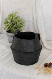 Canasto Fieltro Grafito