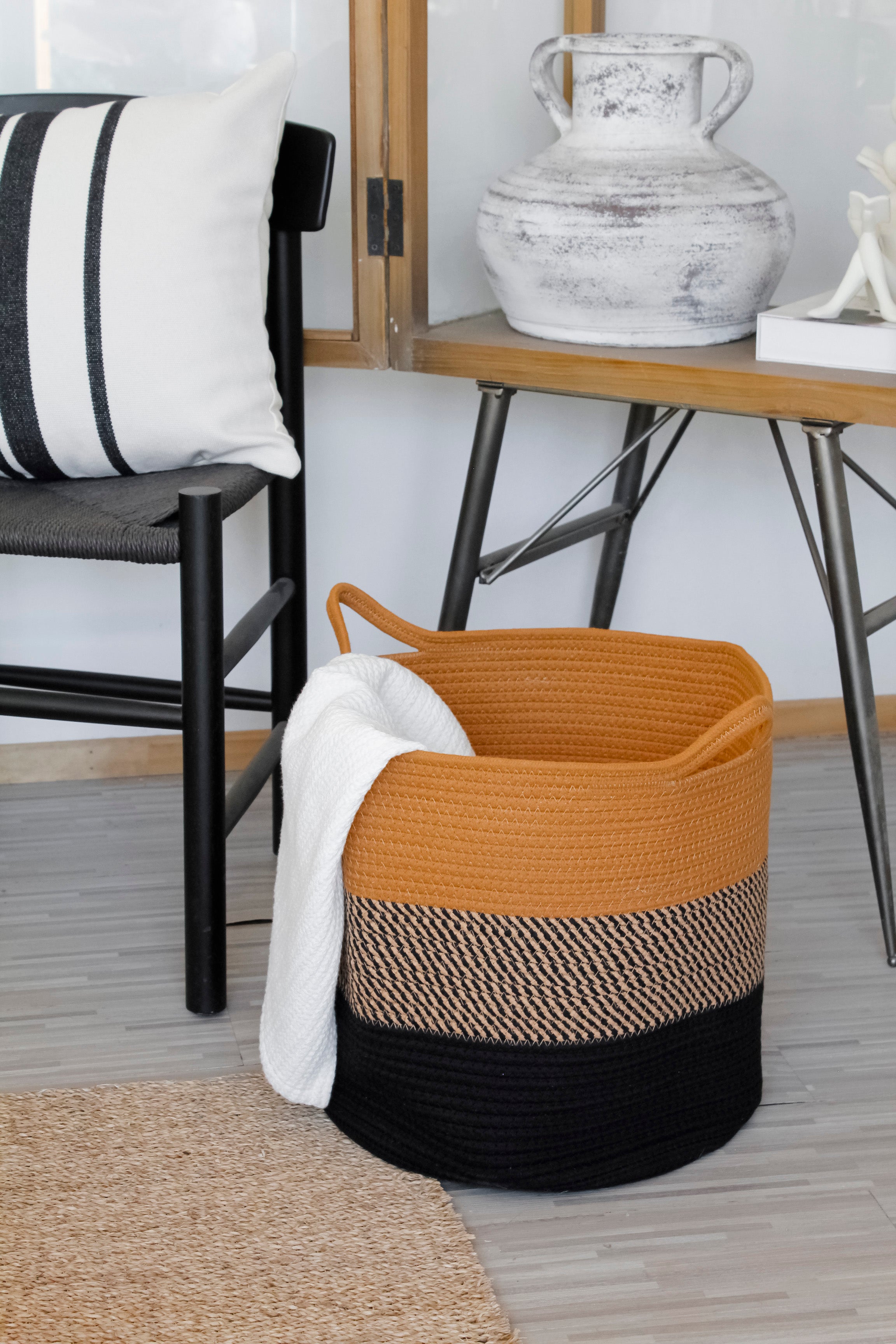 Canasto Algodón Tricolor