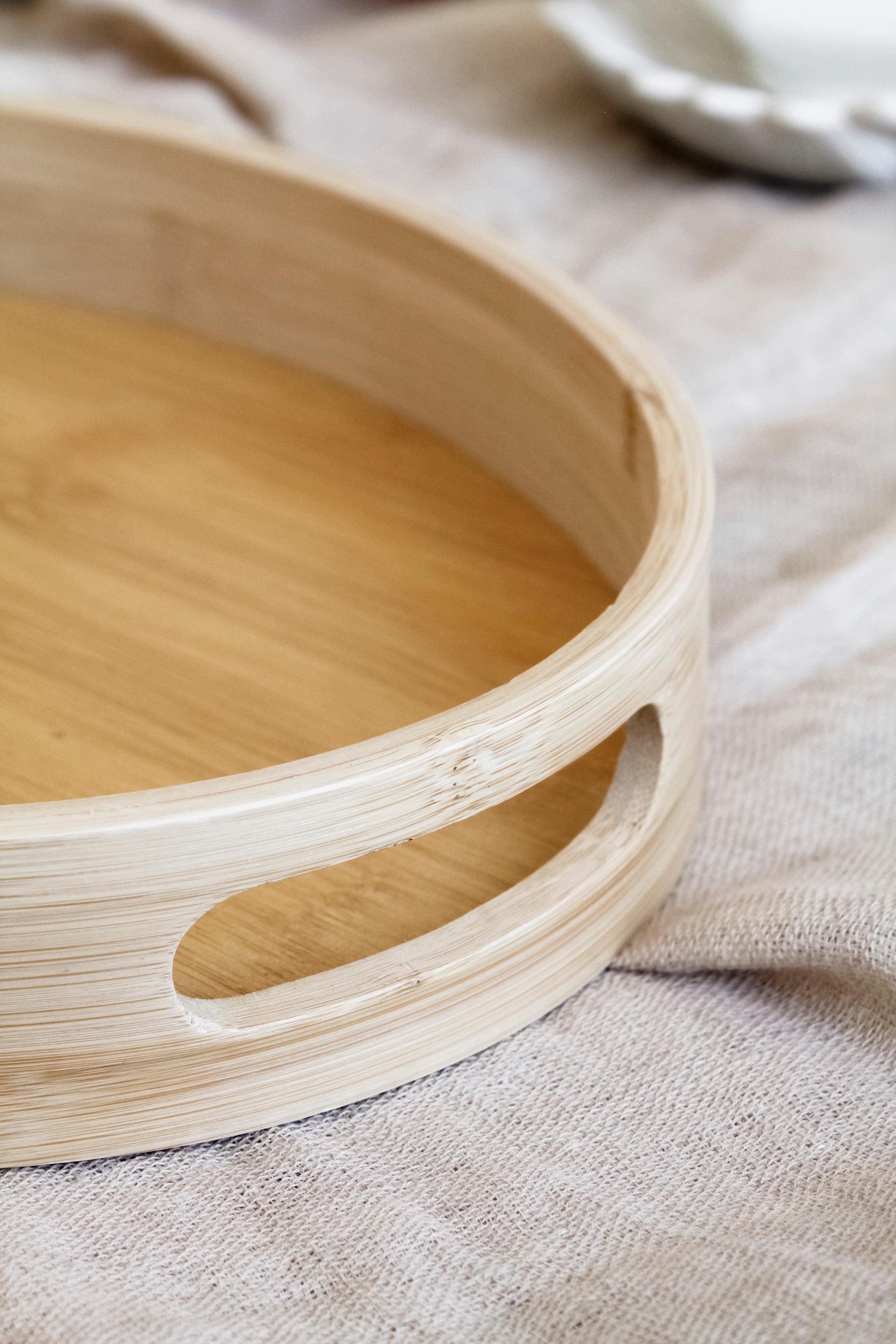 Bandeja Ovalada Bambú