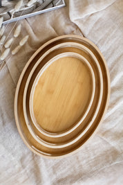 Bandeja Ovalada Bambú