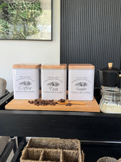 Set Té, Café, Azúcar Cuadrado