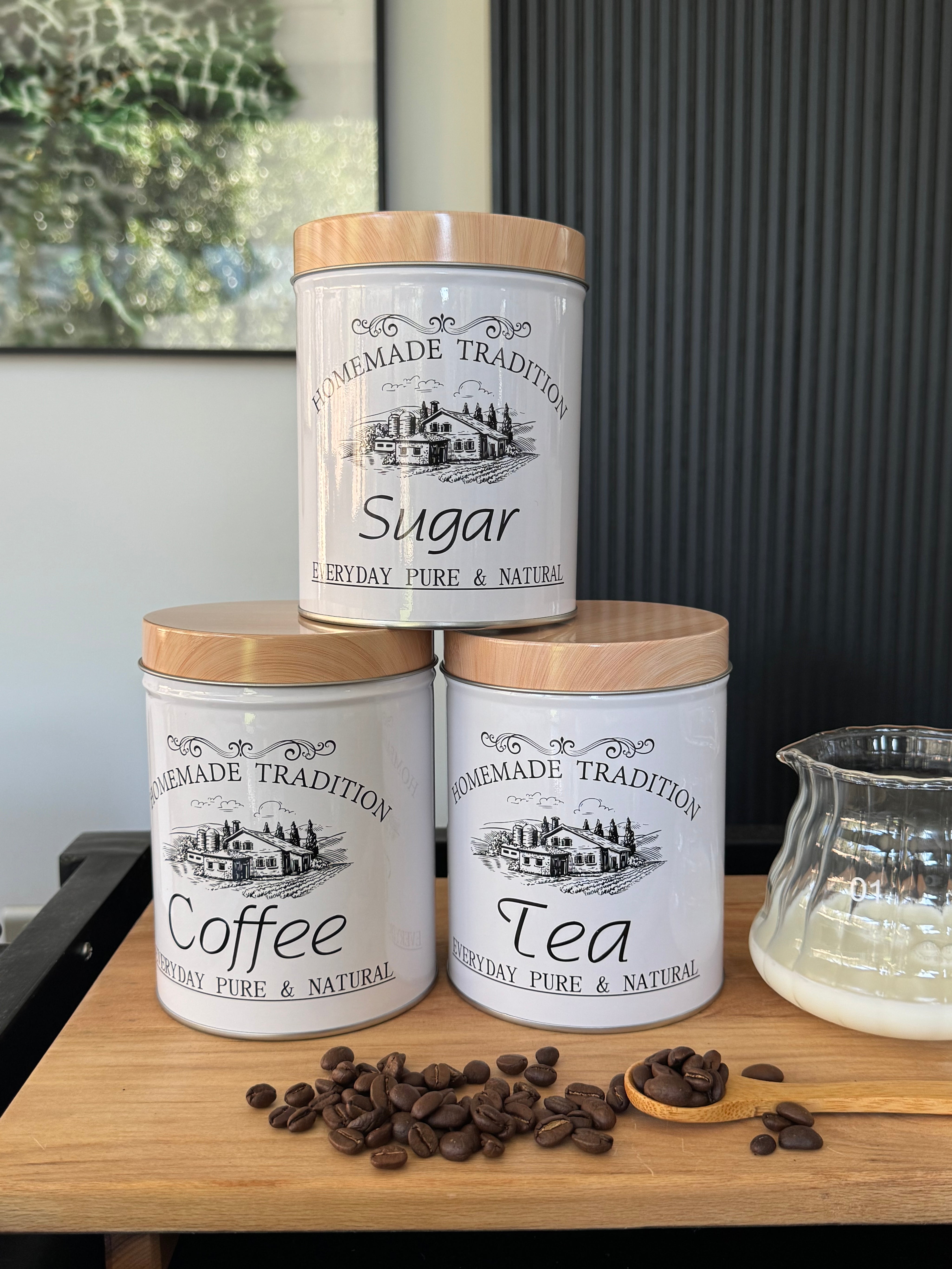 Set Té, Café, Azúcar Circular