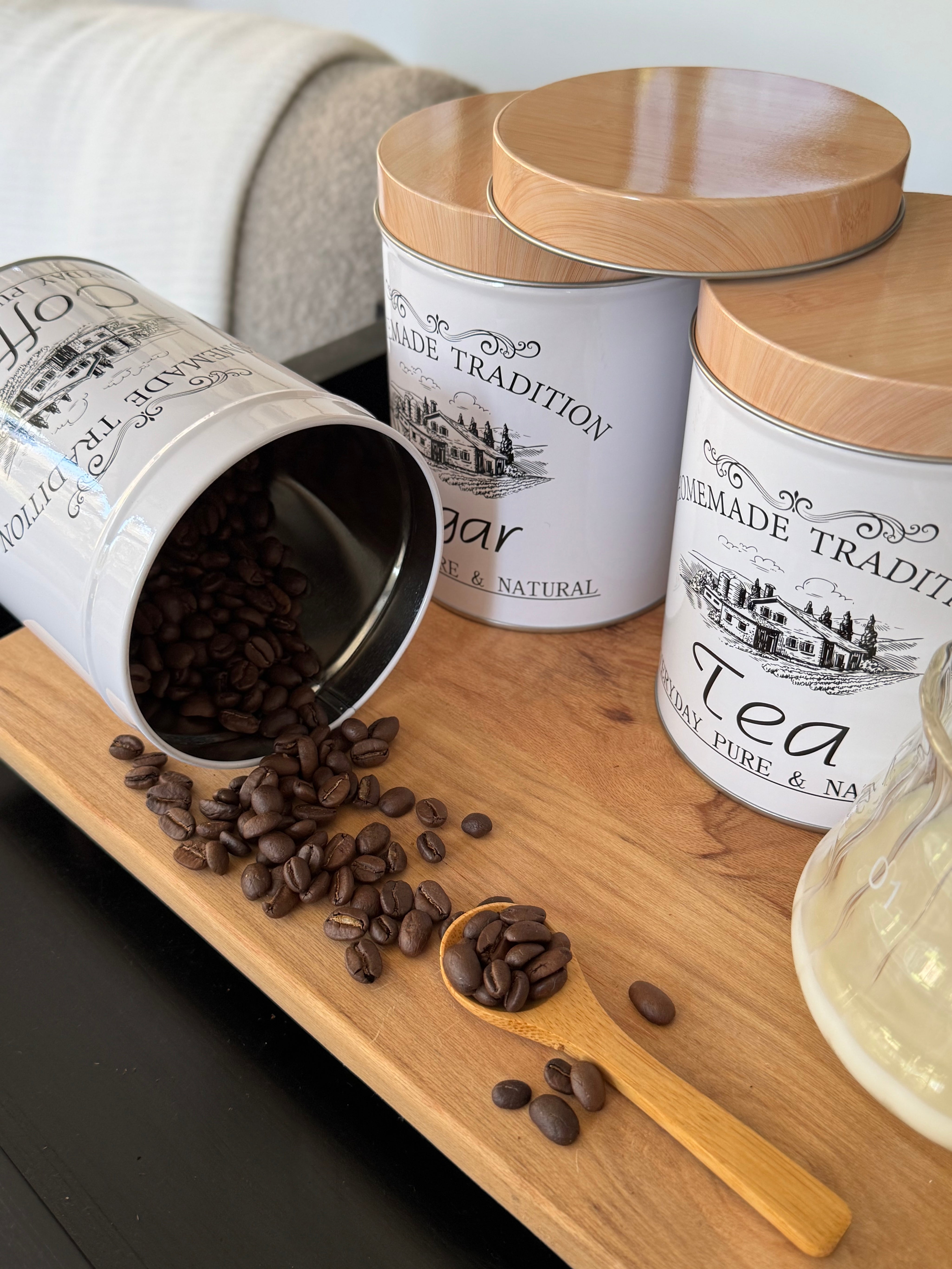 Set Té, Café, Azúcar Circular
